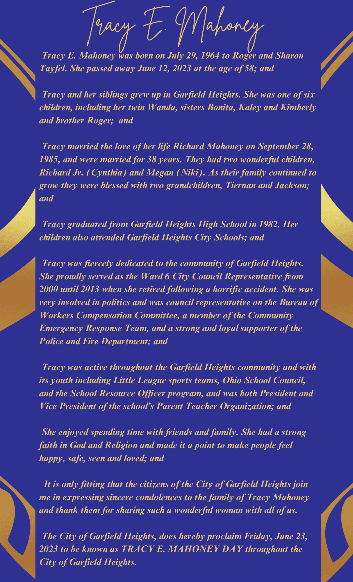 Tracy Mahoney Proclamation for Dedication Page (1)
