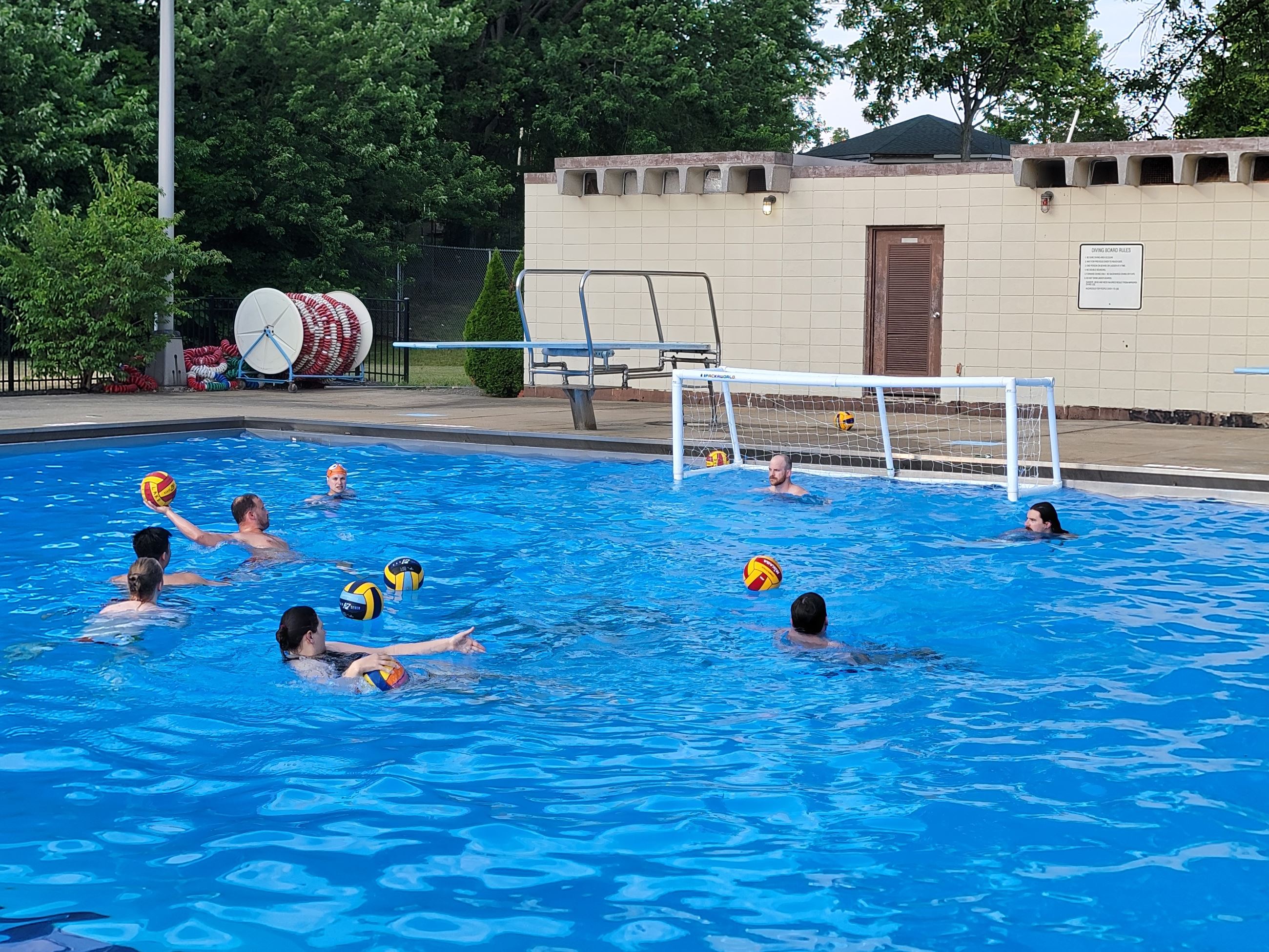 Polo players practicing Polo players practicing